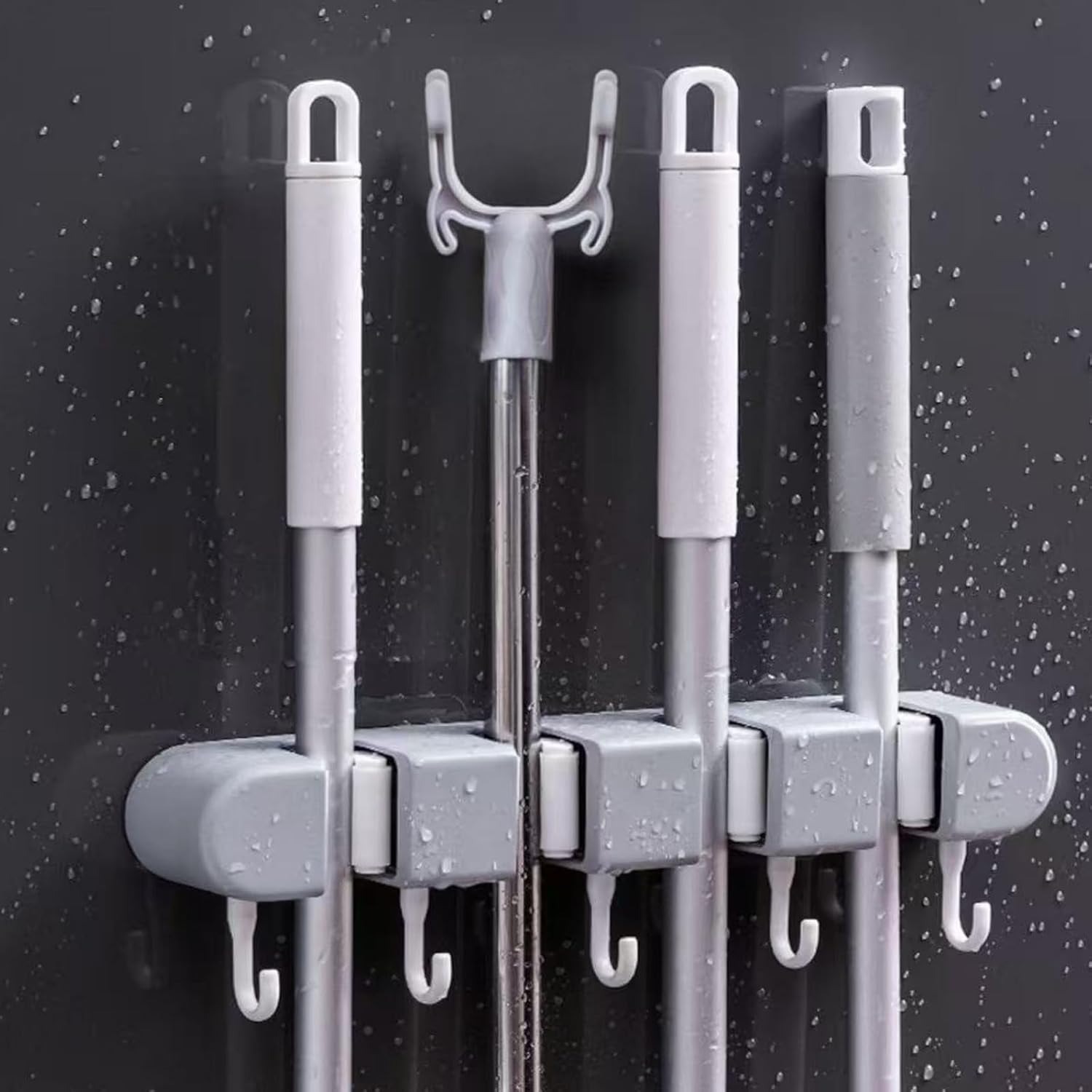 Gardening Tools Organiser - 빗자루 걸이 벽걸이형, 걸이식 수납 정리함,