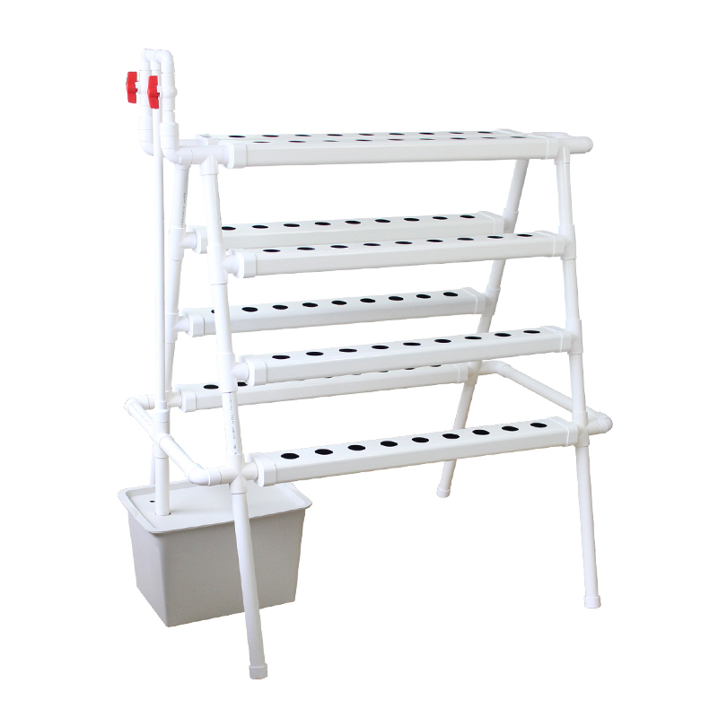 Hydroponic System - 대형 실내 수직 농장 72홀 UPVC