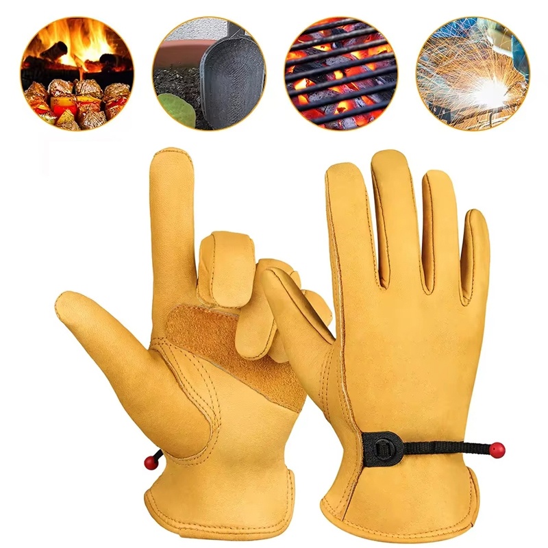 Gardening Tools Gloves - 가죽 장갑 남성 작업용 장갑 부드러운