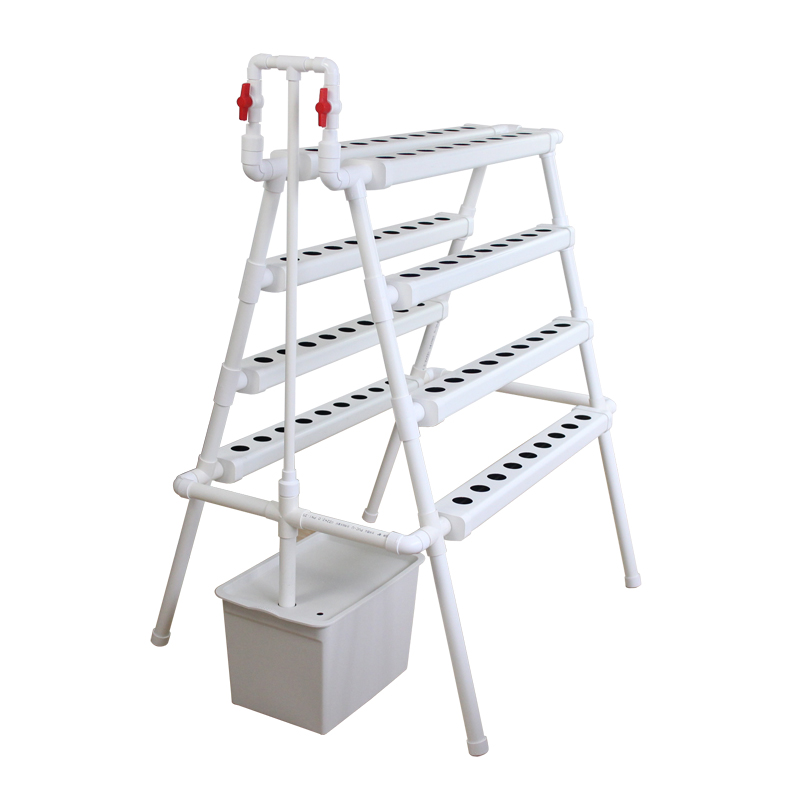 대형 실내 수직 농장 72홀 UPVC 프레임 PC 시트 - Hydroponic System 리뷰 및 가격