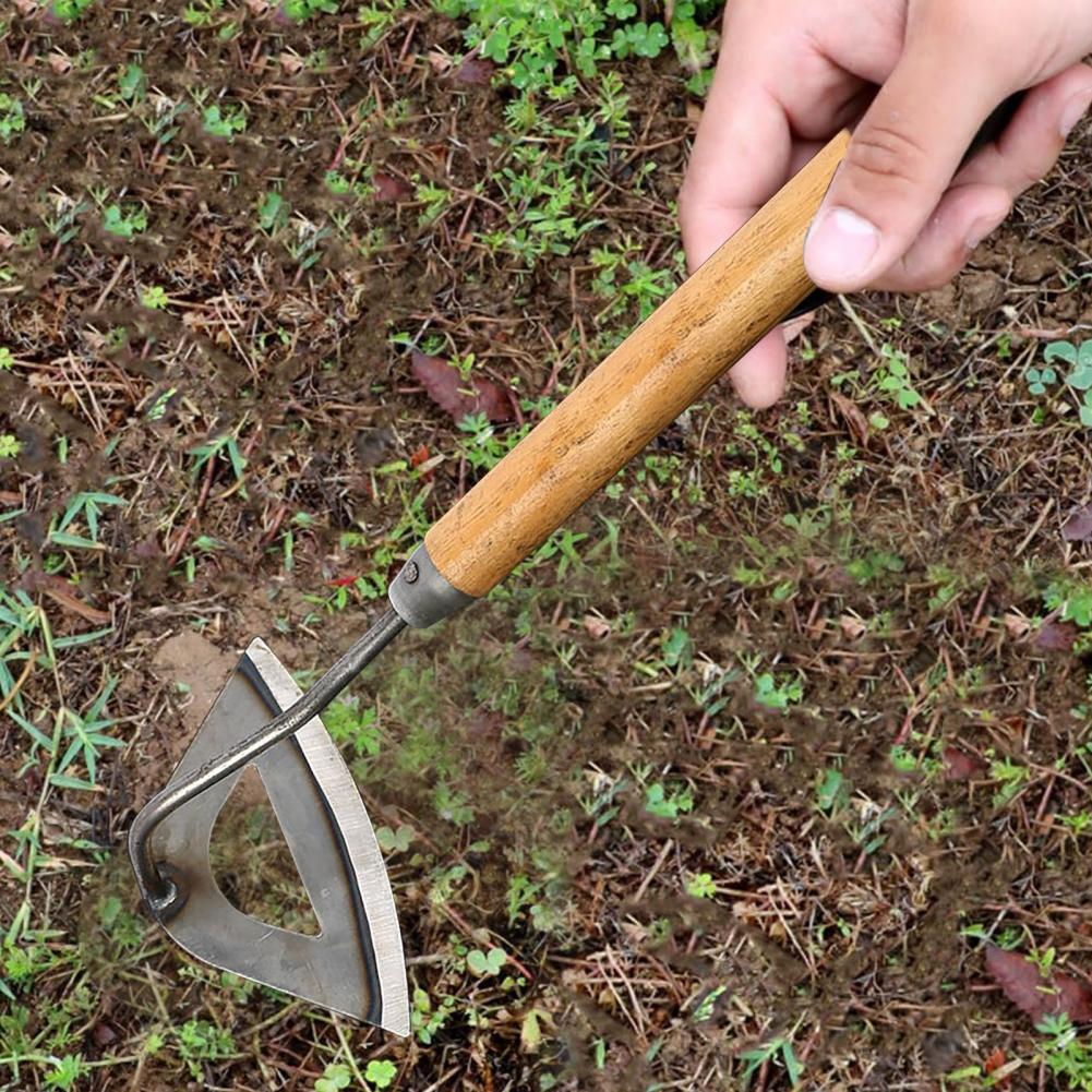 손잡이가 있는 정원 중공 괭이 잡초 유물, 녹슬지 않는 - Gardening Tools Used For Weeding 리뷰 및 가격