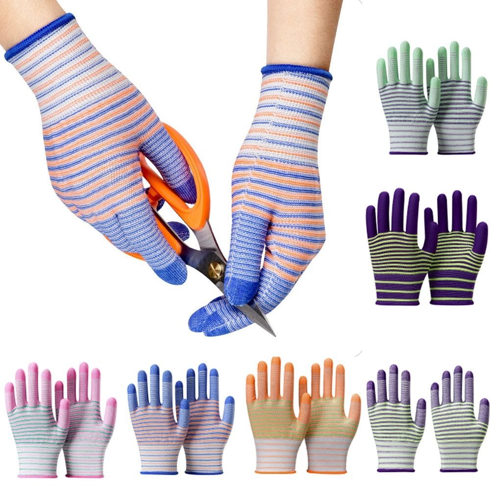 2/3/5 쌍의 PU 코팅 얼룩말 무늬 얇은 내마모성, - Gardening Tools Gloves 리뷰 및 가격