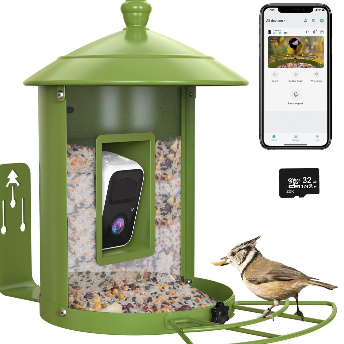 카메라 하드웨어가 장착된 AI 지능형 조류 먹이통, 야 - Gardening Tools Definition 리뷰 및 가격