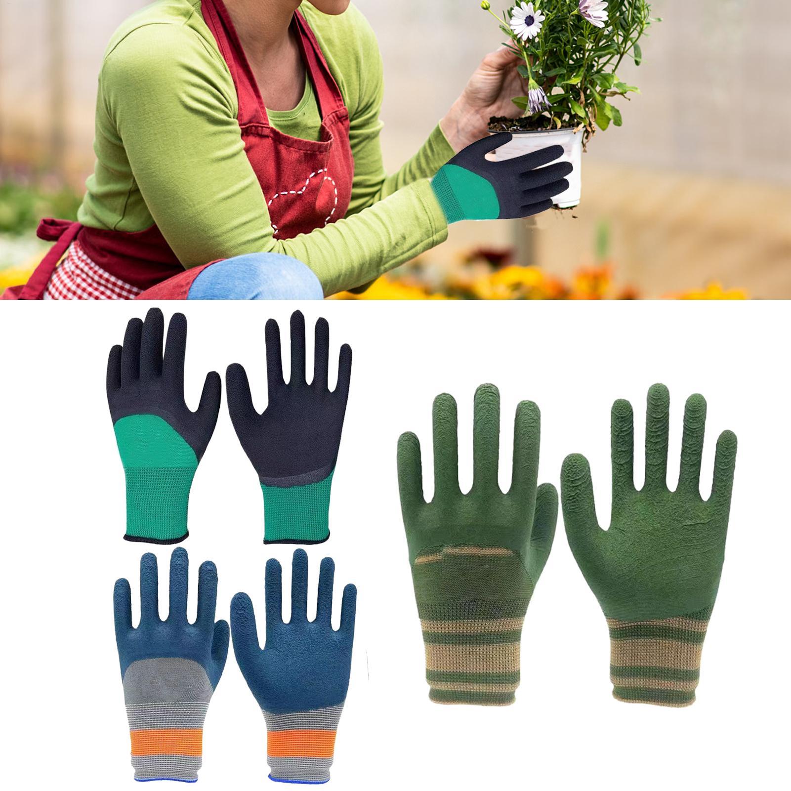1 쌍 여성용 원예 장갑 마당 작업용 정원 장갑 펑크  - Gardening Tools Gloves 리뷰 및 가격