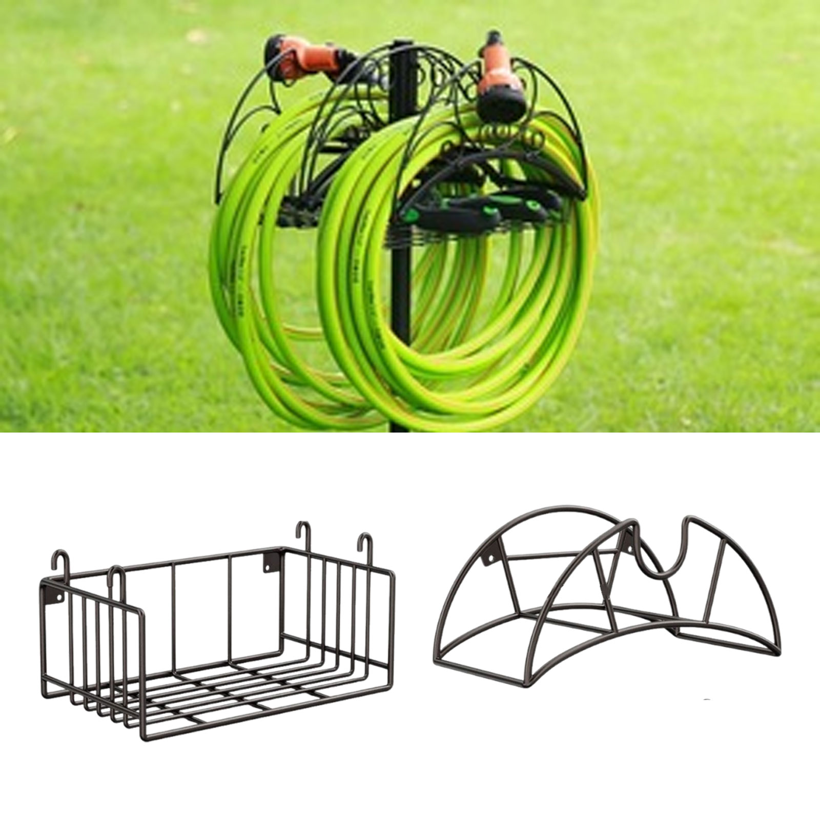 벽걸이 정원 호스 홀더, 공구 정리 브래킷 포함, 튼튼 - Gardening Tools Organiser 리뷰 및 가격